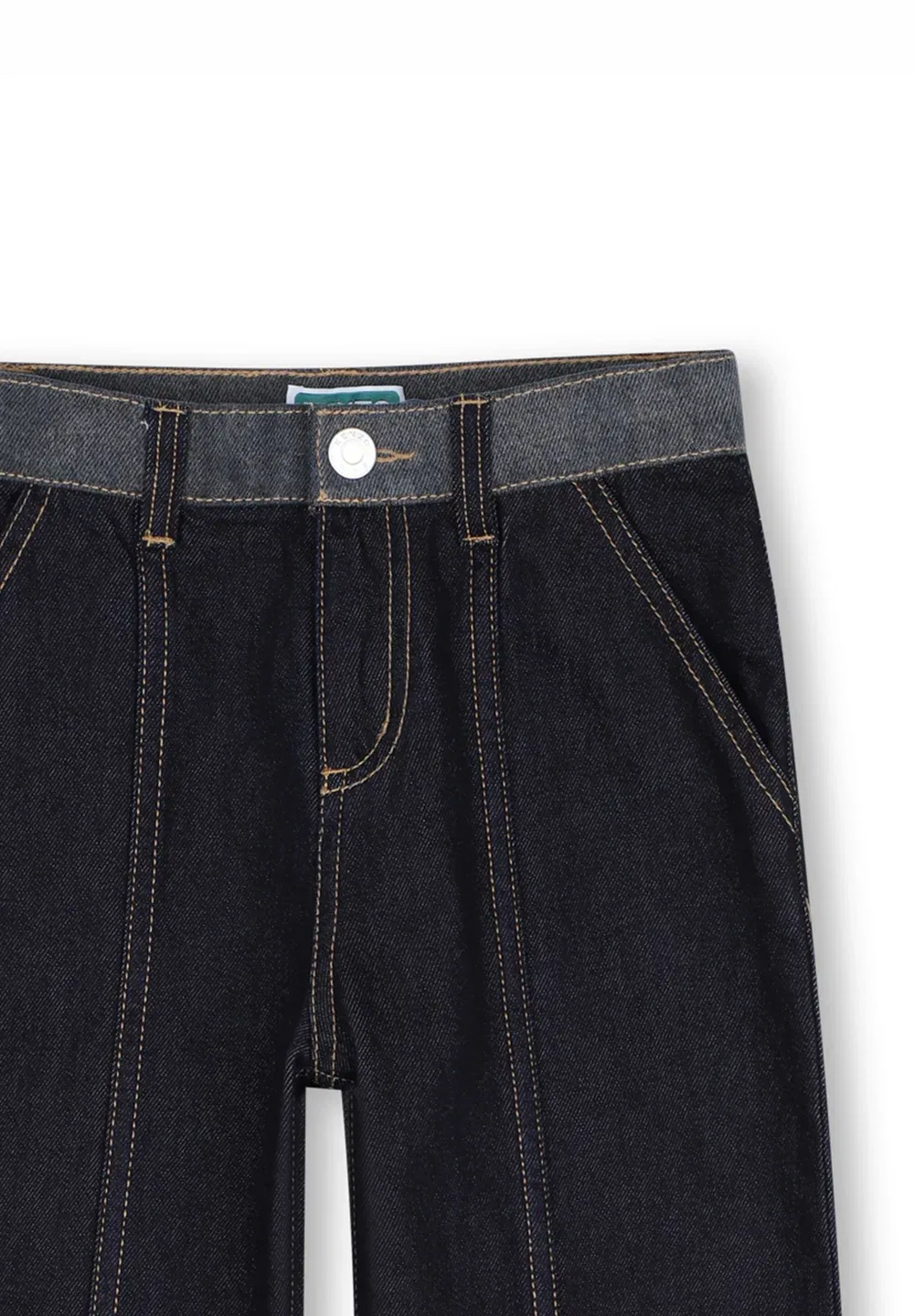 Pantalon en denim - джинсы свободного кроя Kenzo Kids, Denim Brut — фото 3
