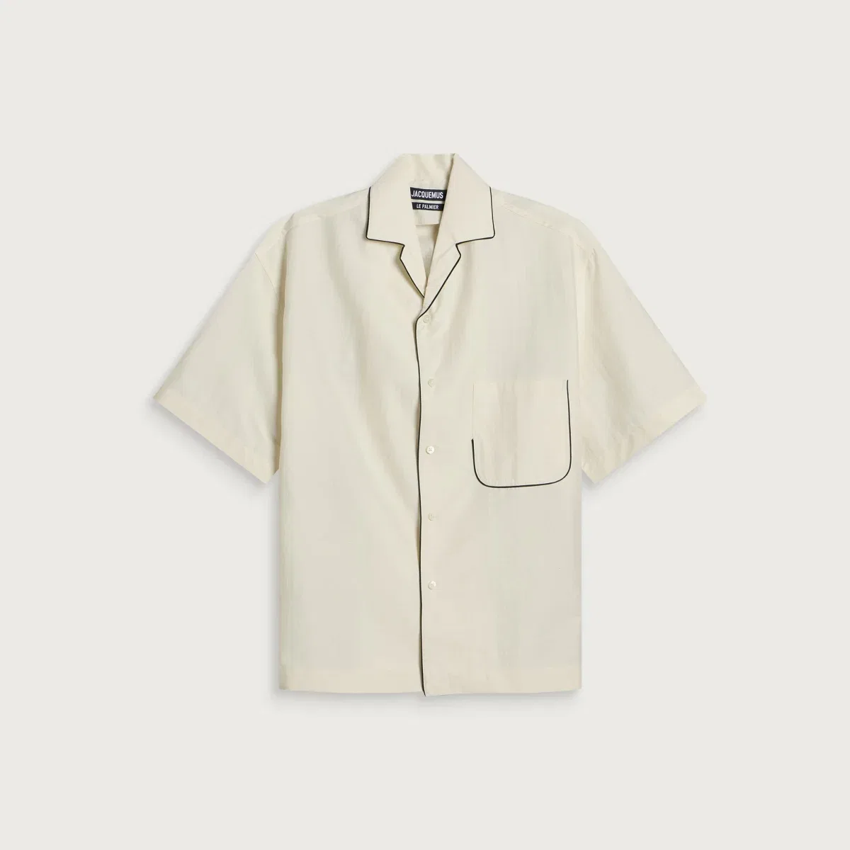 Рубашка пижамная с коротким рукавом Pyjama Short Sleeve Shirt Jacquemus, Off-White