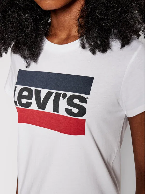 Футболка regular fit The Perfect Graphic Tee Levi'S, белый — фото 3
