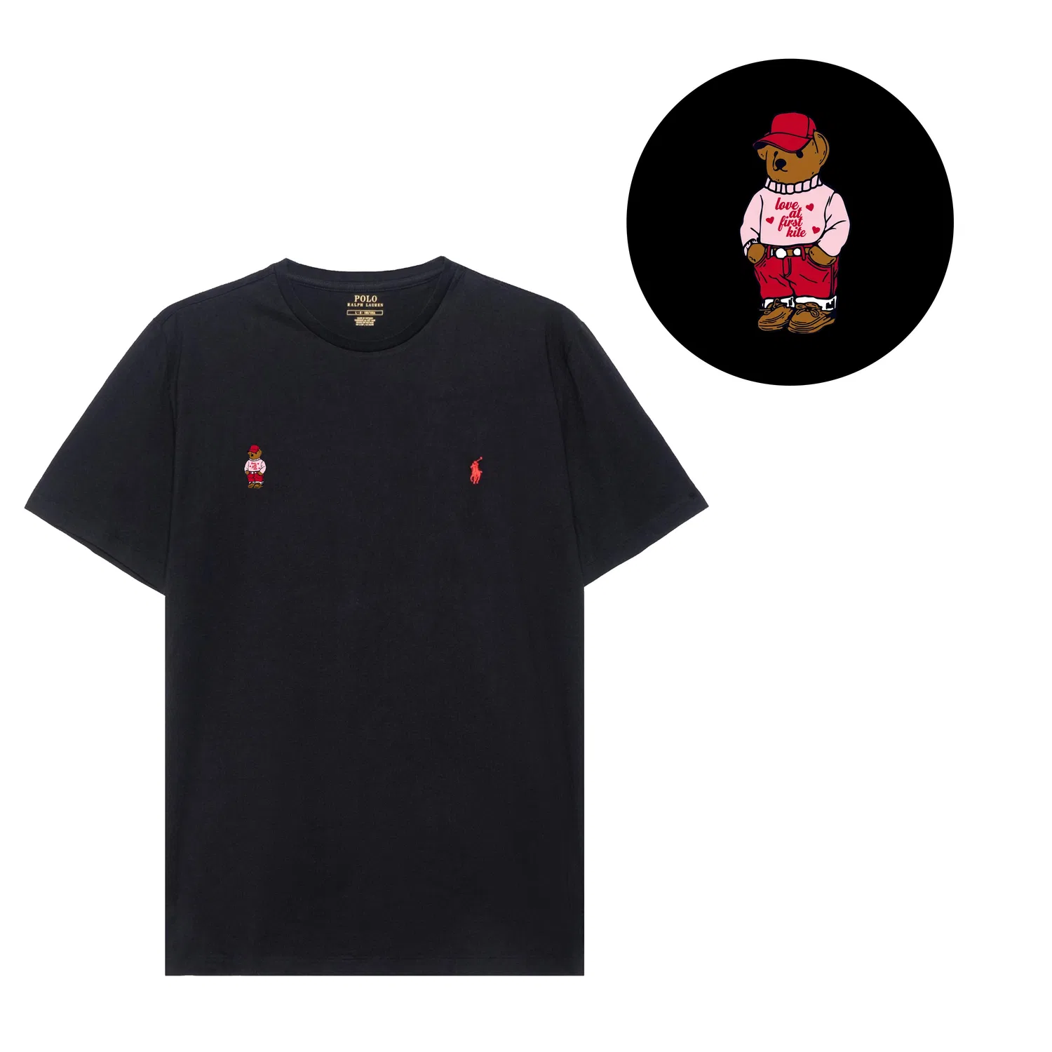 Футболка Polo Ralph Lauren, Breezes Embrace Bear — фото 4