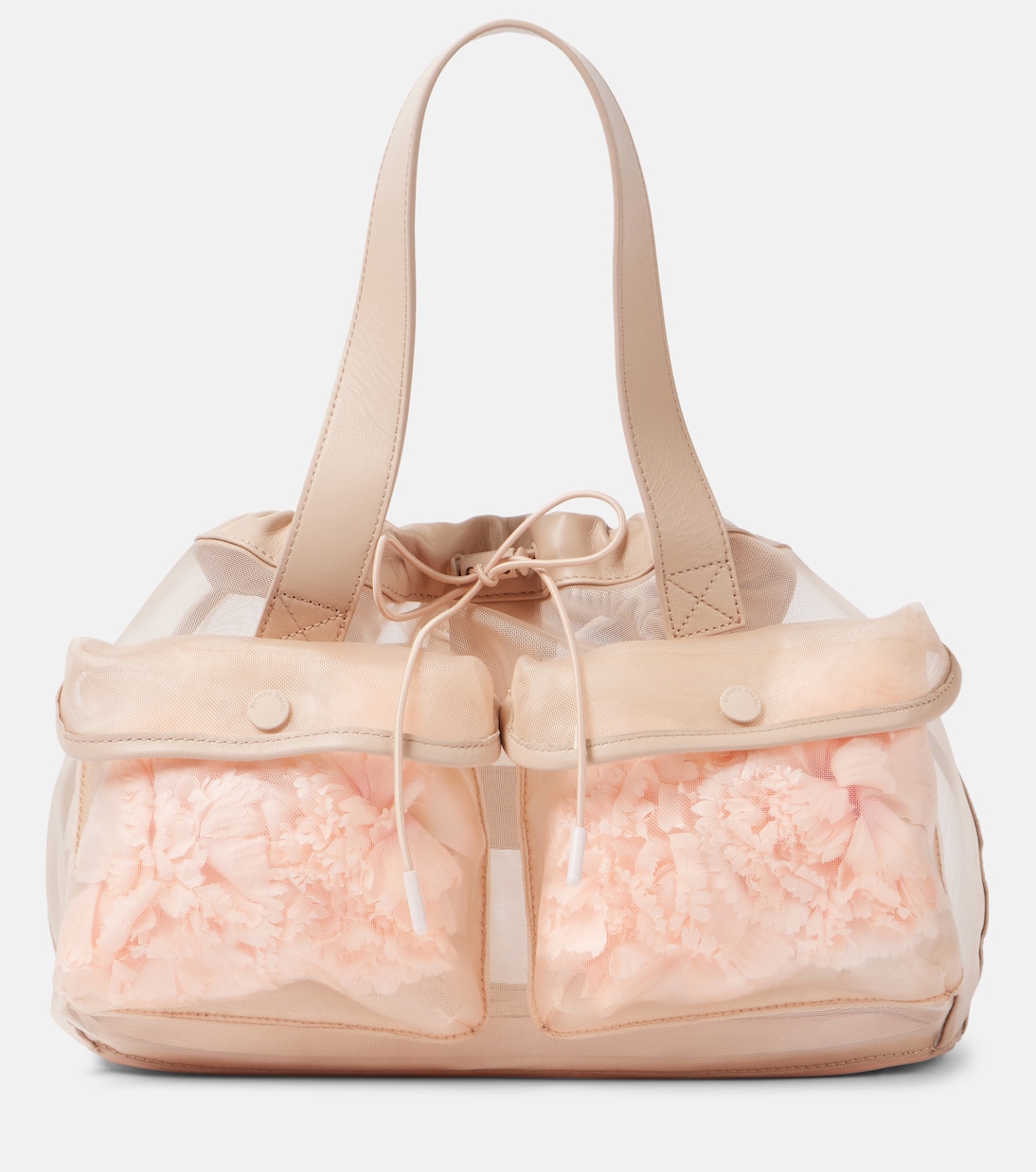

Сумка-шоппер Carnation Pocket с кожаной отделкой Simone Rocha, бежевый