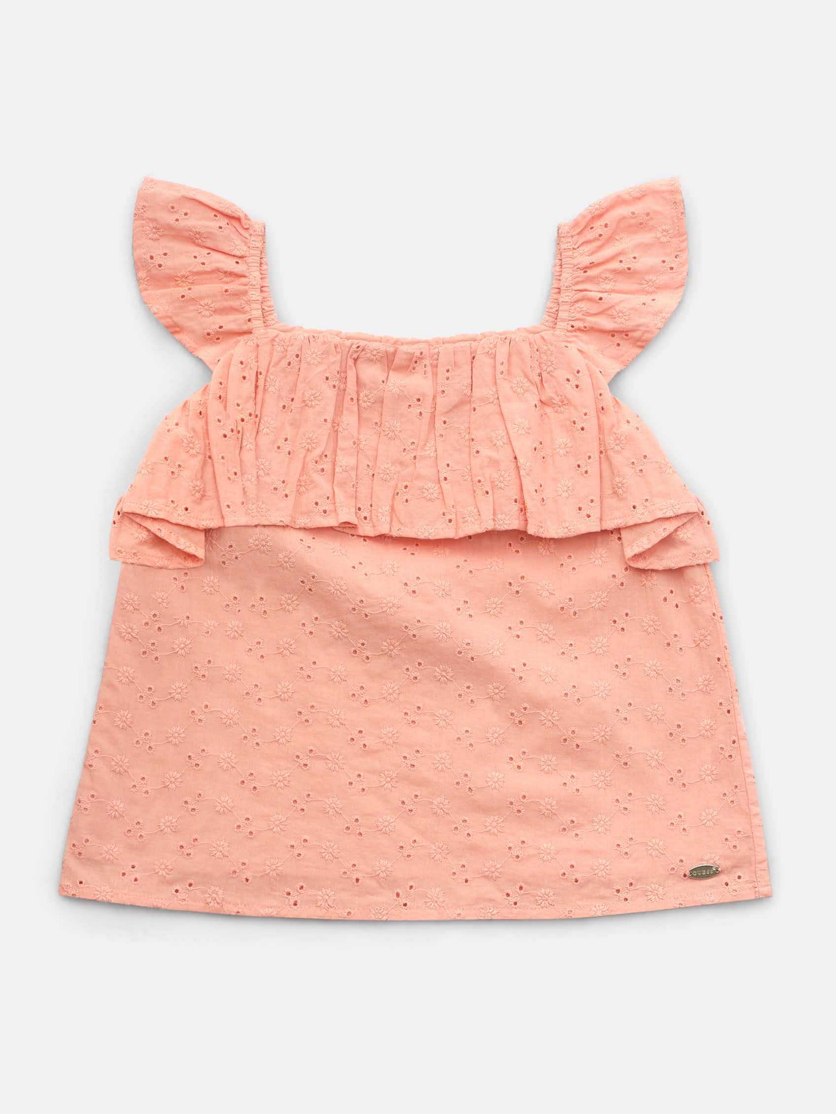 

Топ Palmer Eyelet (7-14) Guess Factory, розовый