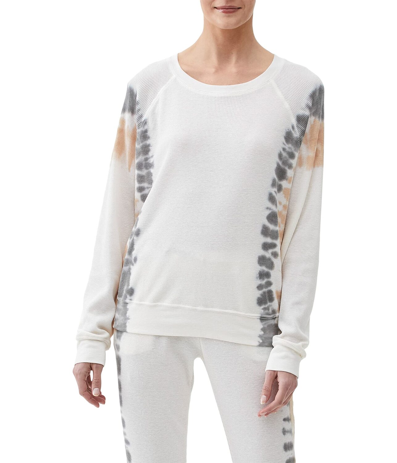 

Свитшот Michael Stars, Mira Raglan Pullover Thermal Sweatshirt In Xena Placement Wash, Серый, Свитшот Michael Stars, Mira Raglan Pullover Thermal Sweatshirt In Xena Placement Wash