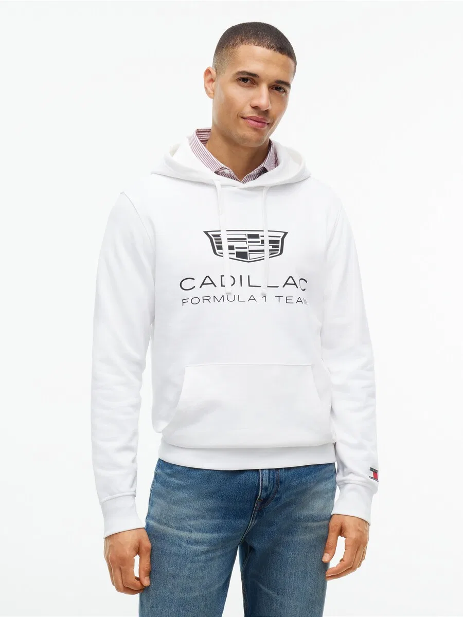 Толстовка TOMMY HILFIGER 'TH X CF1' белого цвета — фото 2