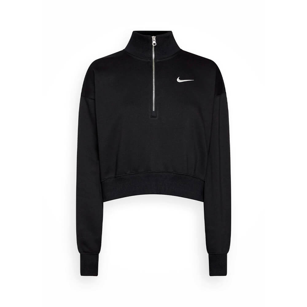 

Толстовка с замком Nike Sportswear CROP, чёрный, Черный, Толстовка с замком Nike Sportswear CROP, чёрный