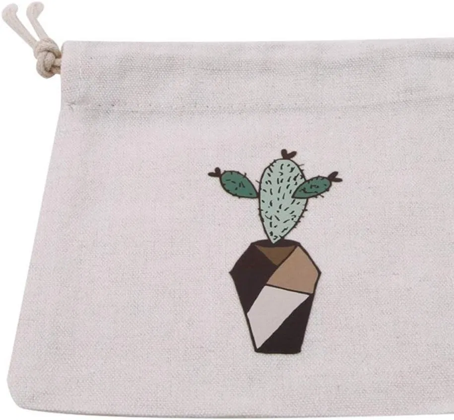 Косметичка Cactus Drawstring Bag, Generisch, 1 шт, Multicoloured — фото 4
