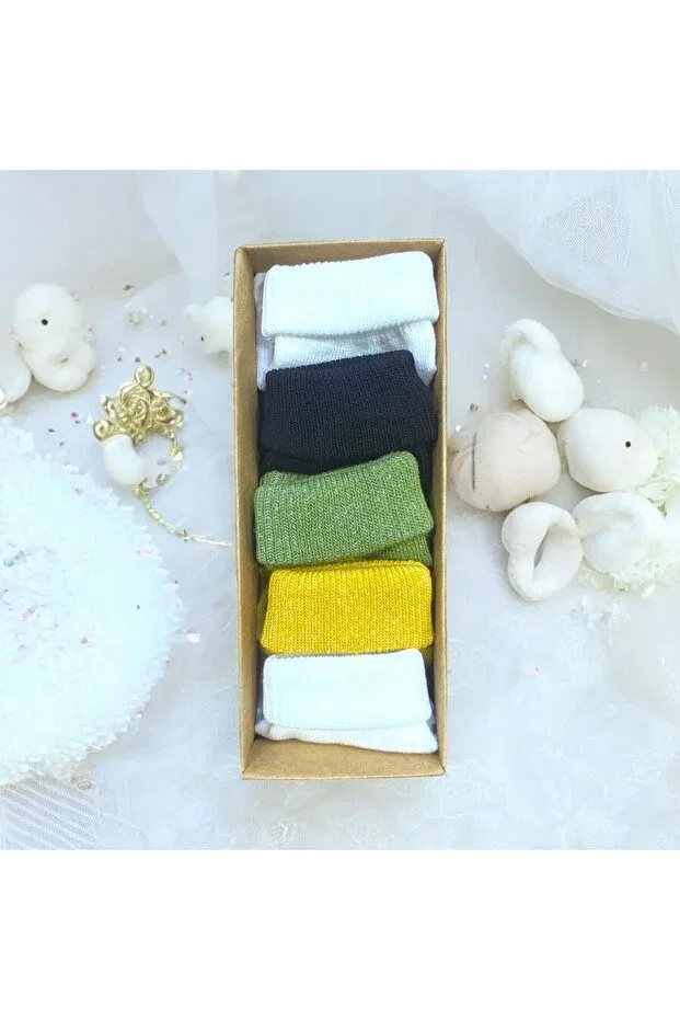 Детские носки для новорожденных хлопковые Miniloppoo, Multicolor