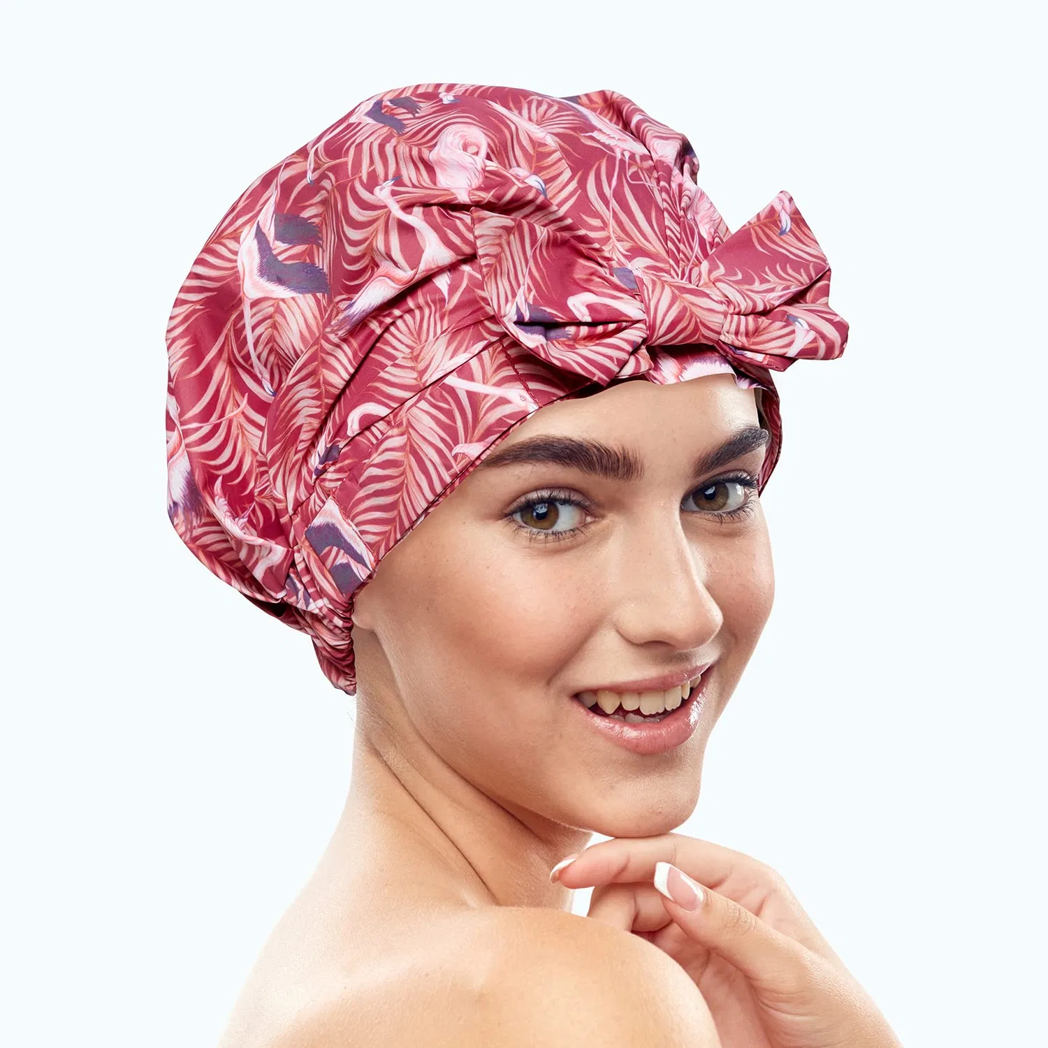 Шапочка для душа Flamingo Sunset, Bodylife, 61 см