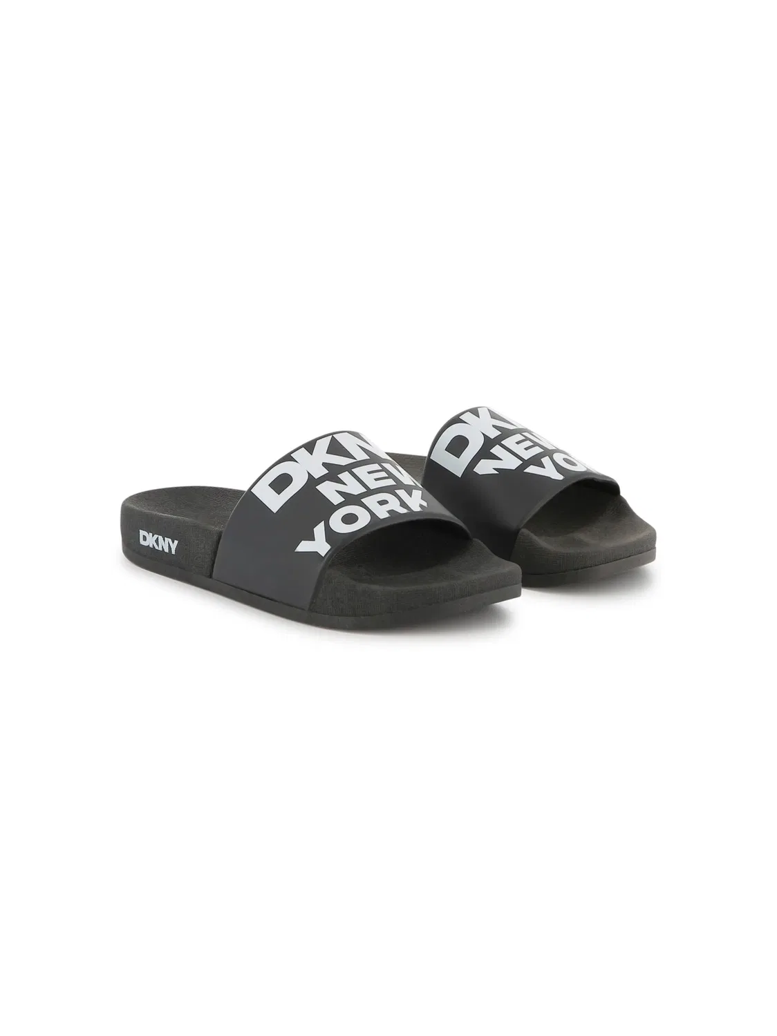 Сандалии с логотипом DKNY, черный