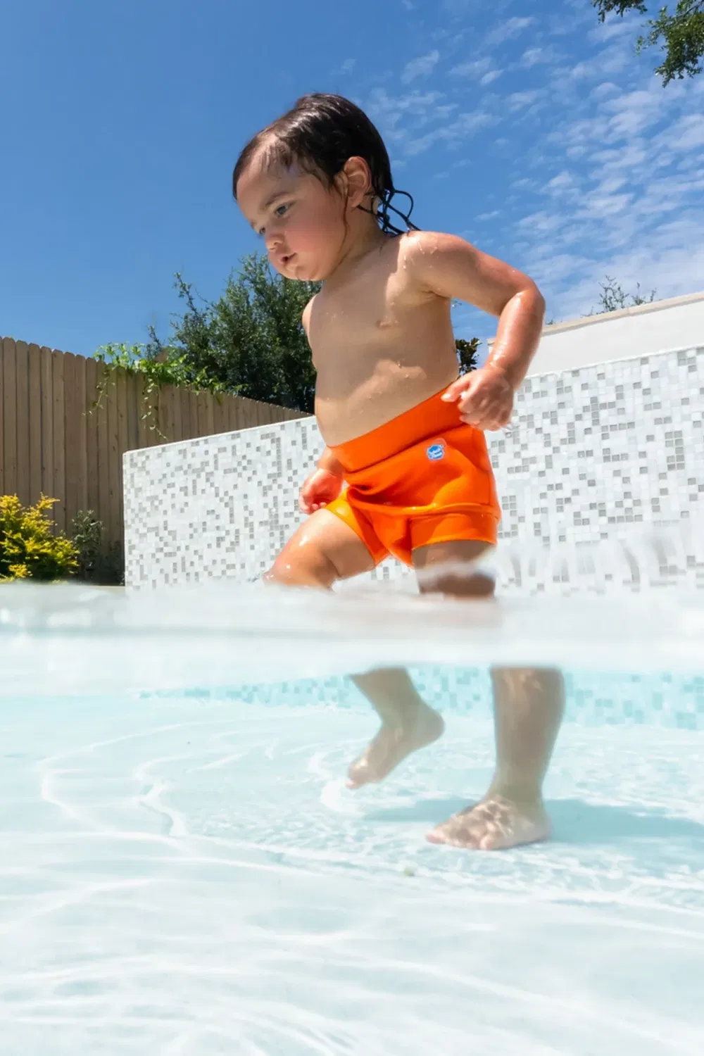Многоразовый подгузник для плавания Happy Nappy Orange, Splash About, Orange — фото 4