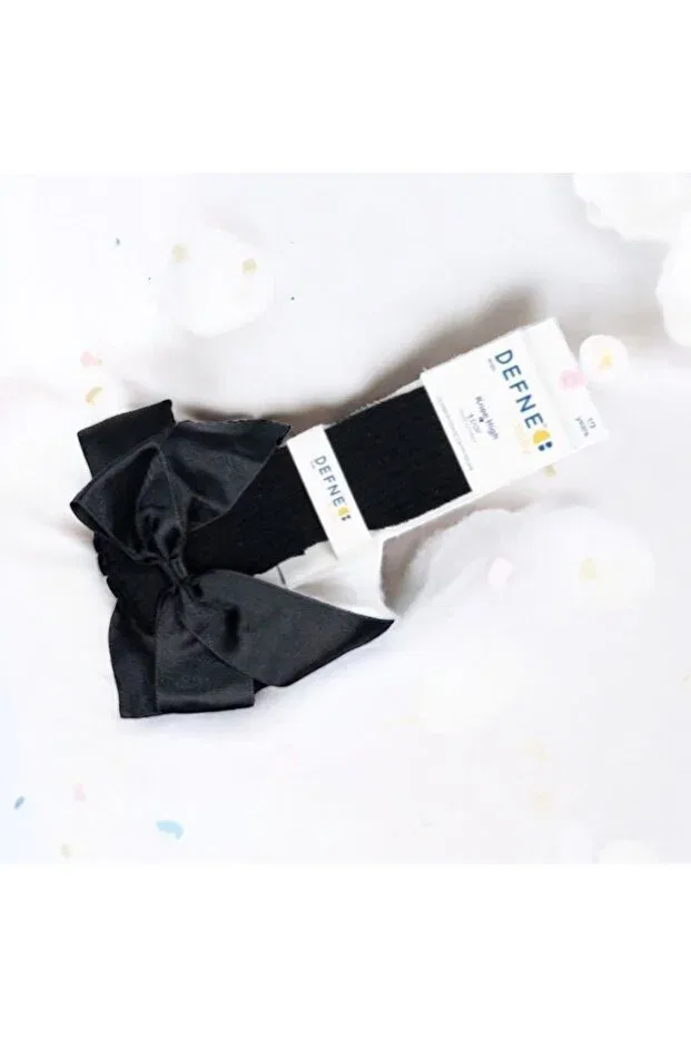 Детские носки для девочек с принтом Young Batu, Black