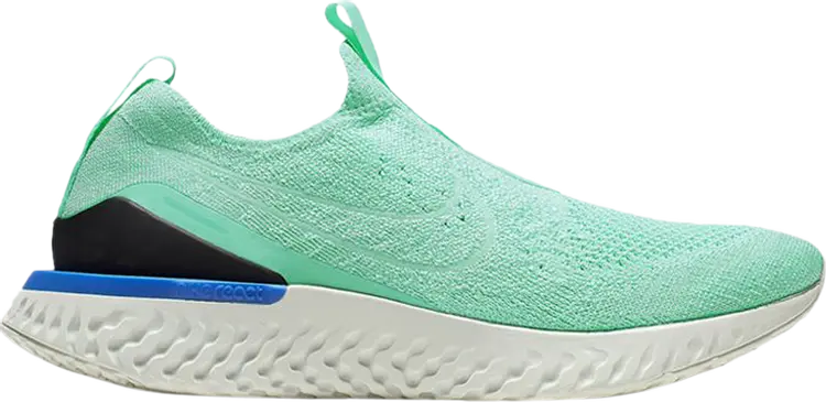 

Кроссовки Nike Wmns Epic Phantom React Flyknit 'Hyper Turquoise', зеленый