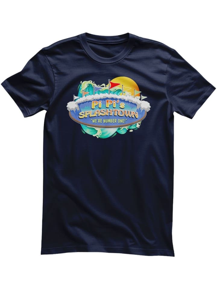 

South Park Футболка "Pi Pi's Splashtown T-Shirt" синего цвета, Синий, South Park Футболка "Pi Pi's Splashtown T-Shirt" синего цвета