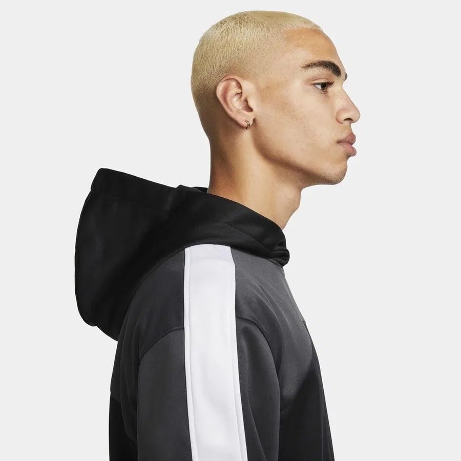 Мужской худи с капюшоном Therma-FIT Starting 5 Nike, Черный — фото 3