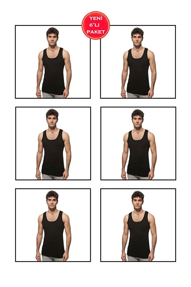 Детский комплект маек для мальчиков Özkan Underwear, Black