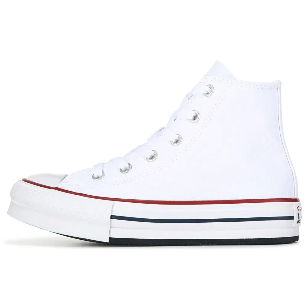 Детские высокие кеды Chuck Taylor All Star Lift Converse, Optic White — фото 3