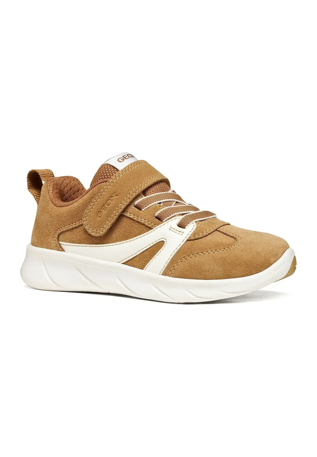 Детские кроссовки J foot run boy Geox, Caramel White — фото 2