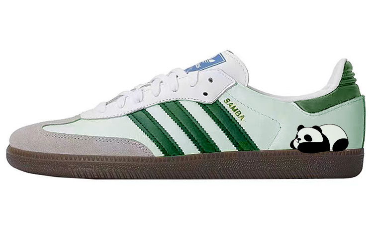 

Кроссовки adidas originals SAMBA OG Skateboarding Shoes Unisex Low-top White/green, зеленый