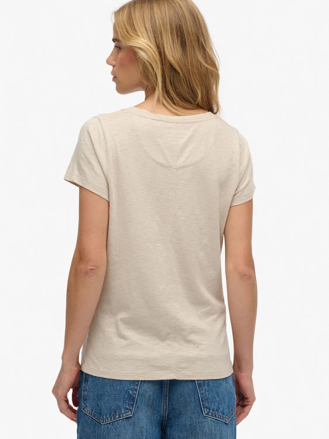 Футболка с круглым вырезом, Regular Superdry, Nude — фото 3