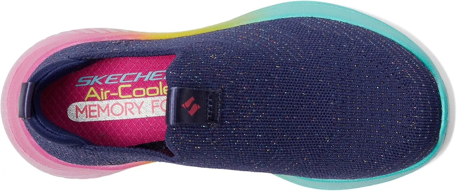 Детские кроссовки для девочек Ultra Flex 3.0 Skechers, Navy/Multi — фото 2