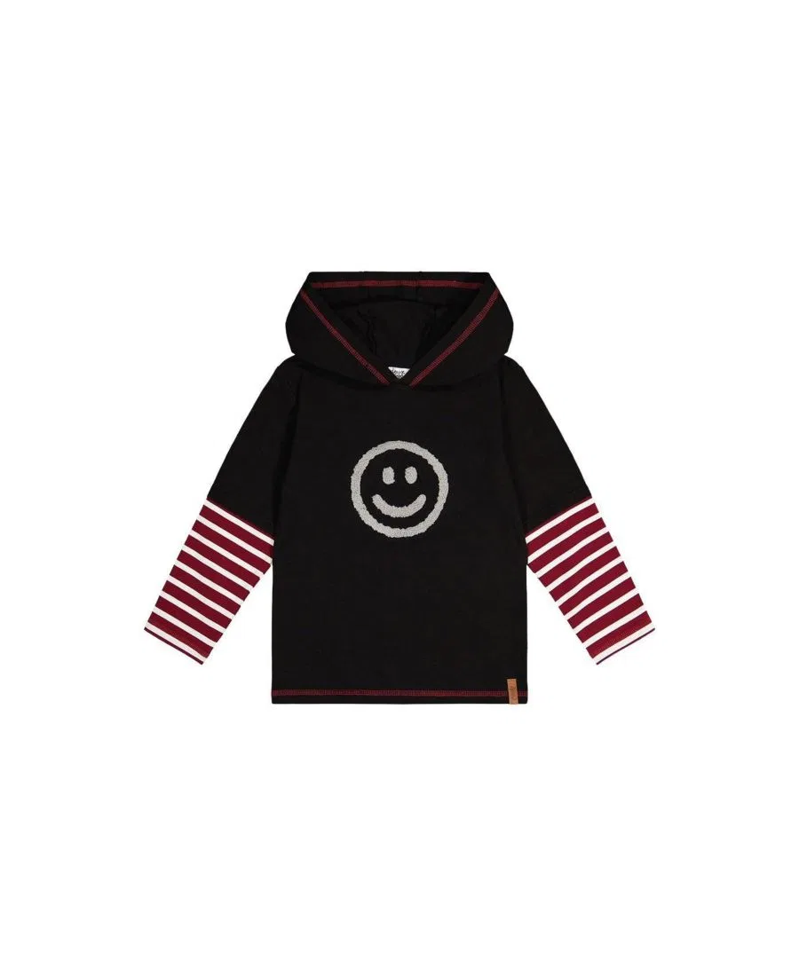 Худи с капюшоном с принтом, из коллекции Varsity League Deux par Deux, Black