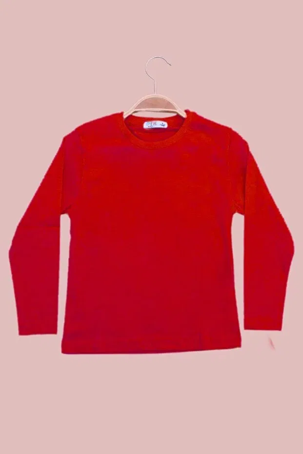 Детские свитшот для девочек с длинным рукавом Panio Kids, Burgundy