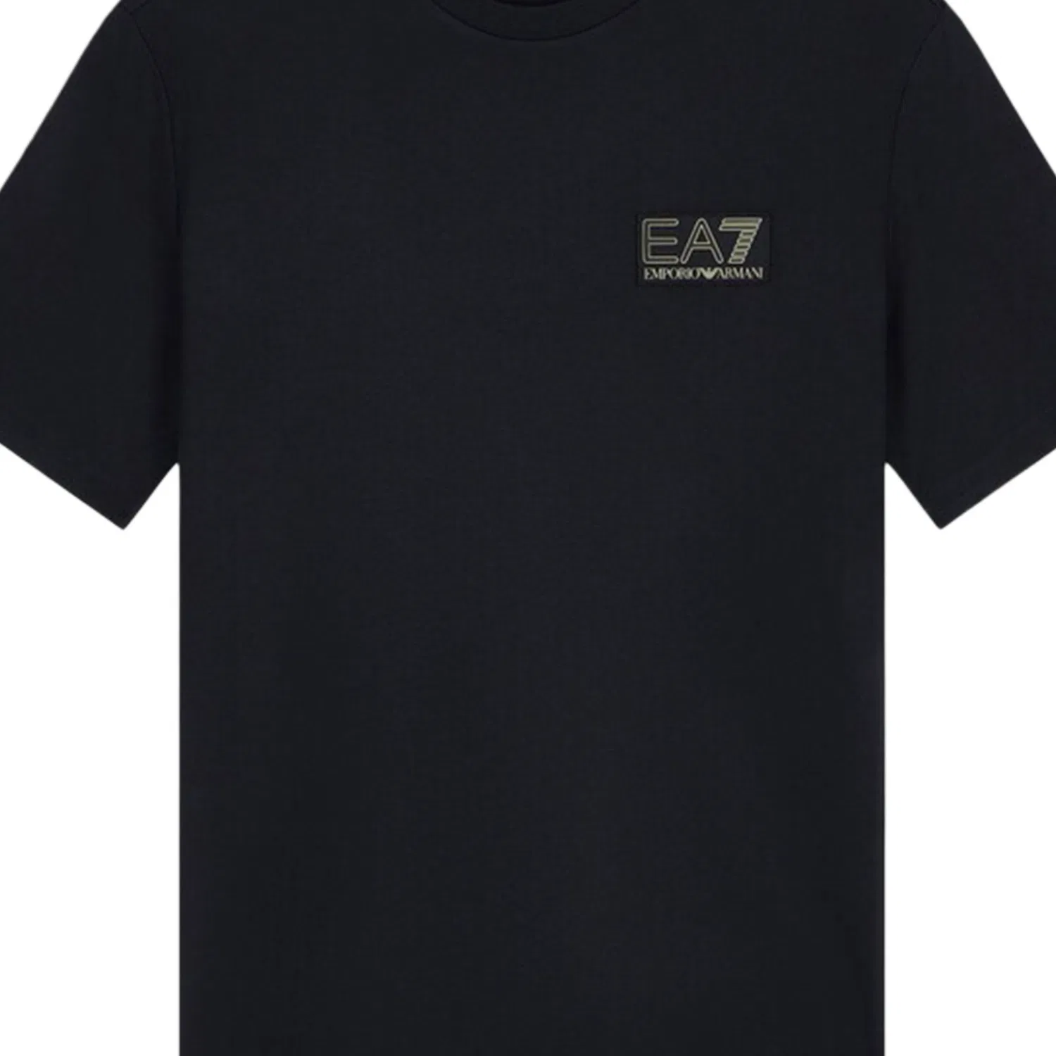 Мужская футболка хлопковая EMPORIO ARMANI EA7, Black — фото 3