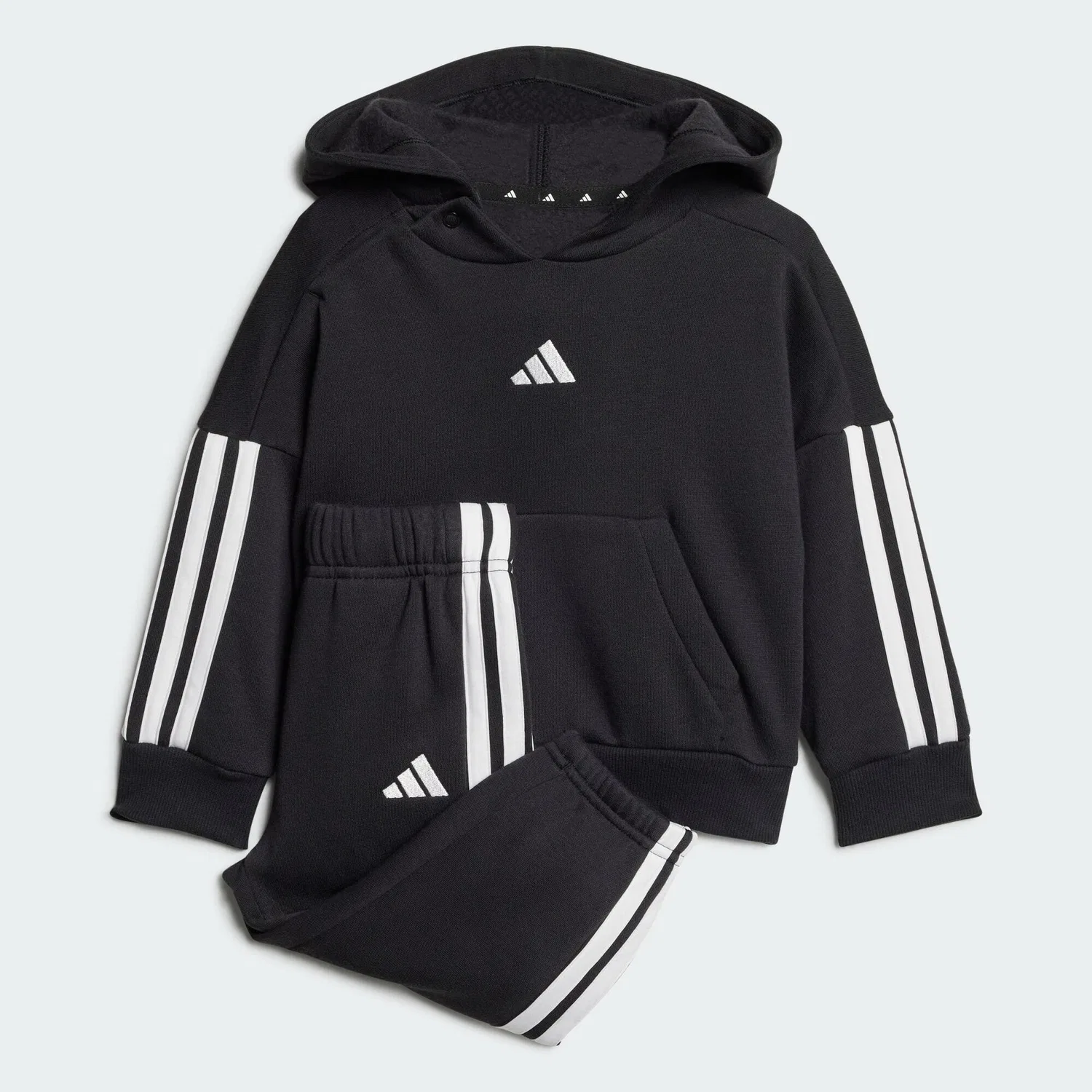 Детский спортивный костюм Essentials Kids Jogginganzug Adidas, Schwarz Weiss