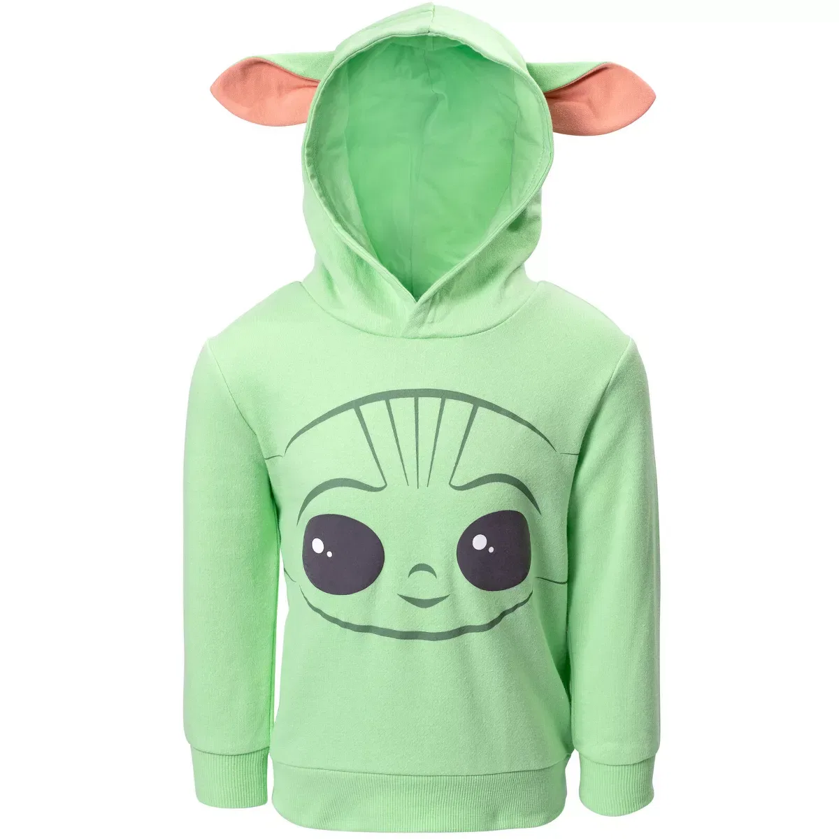 Детский свитшот с капюшоном с принтом The Child Star Wars, Green