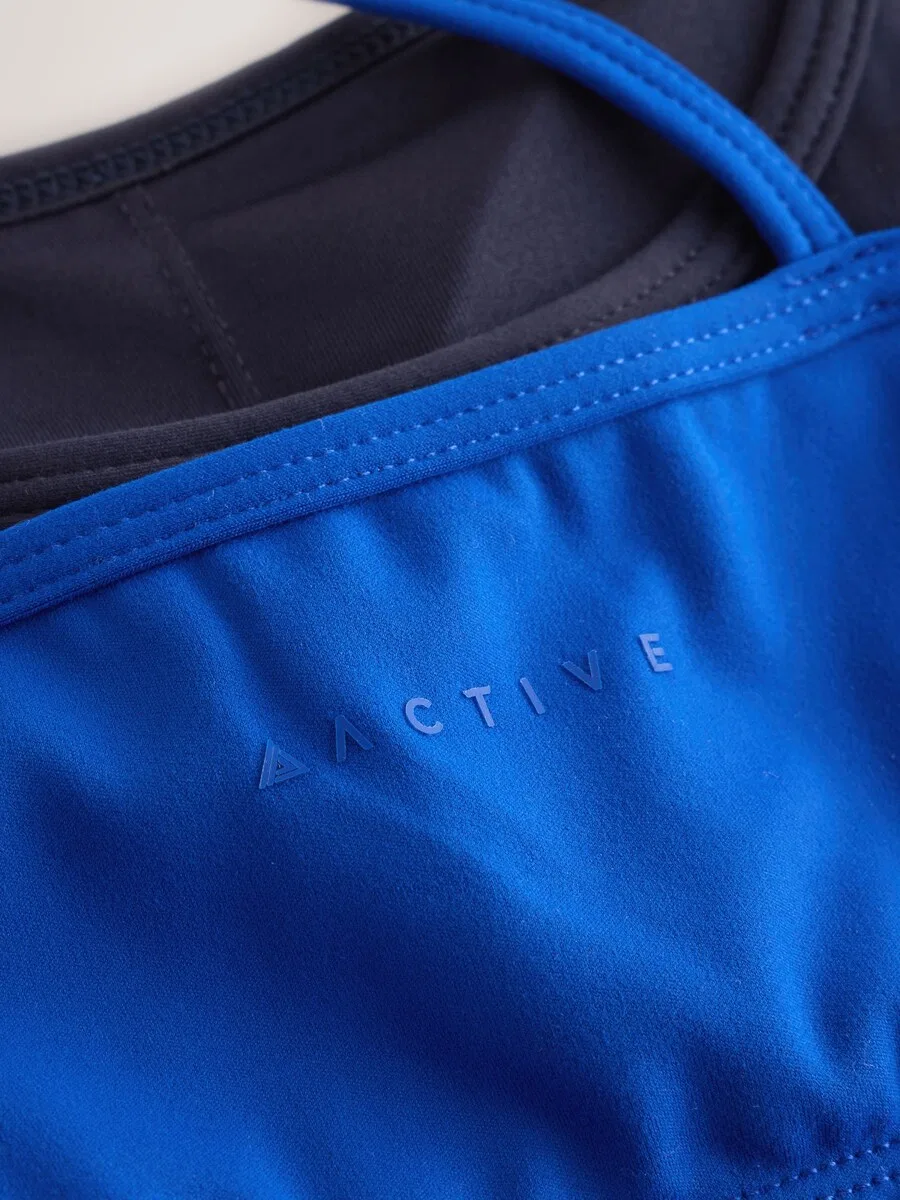 Бюстгальтер Next Bralette 'Active Balance' в кобальтово-синем цвете — фото 4