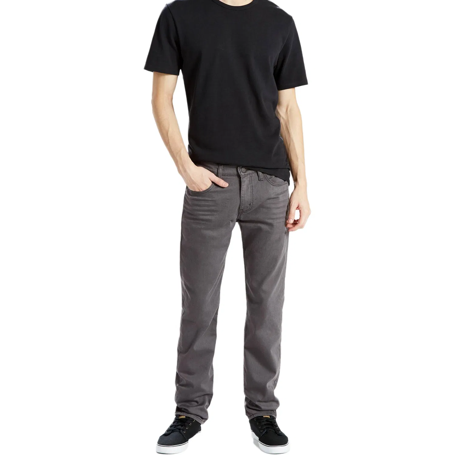 Мужские джинсы серые Slim Fit Levis