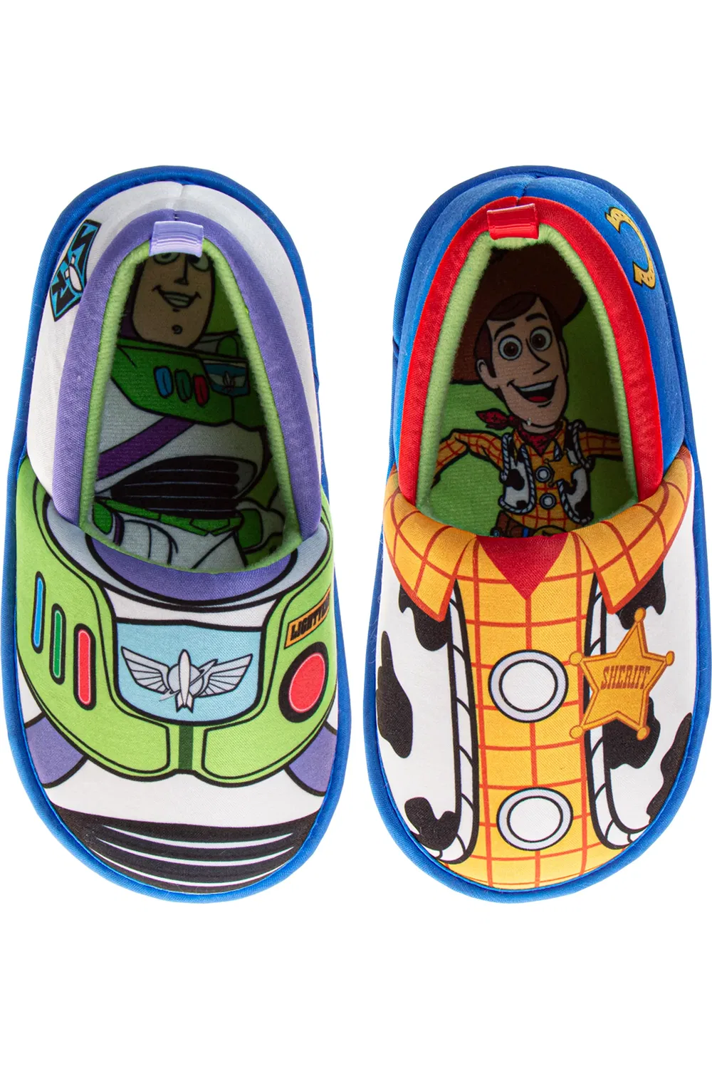 Детские тапочки с героями мультфильма Woody & Buzz Disney, красный/синий