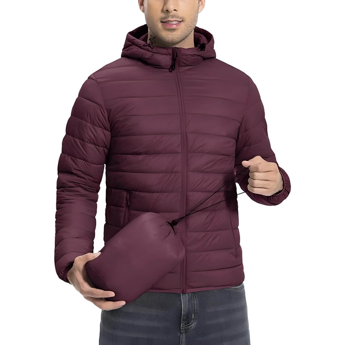 

Куртка Pioneer Camp Mens Lightweight Packable, бордовый