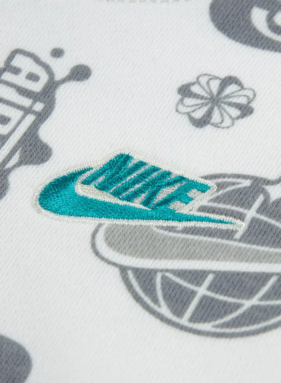 Худи с принтом детское Nike, парусный — фото 3