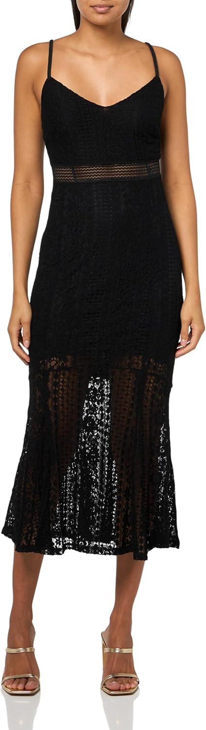 

GUESS Женское платье Marie без рукавов, Jet Black