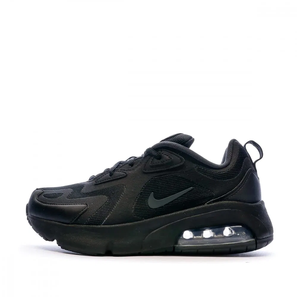 Детские кроссовки для мальчиков с максимальной амортизацией NIKE Air Max 200 (GS) NIKE, Black Anthracite