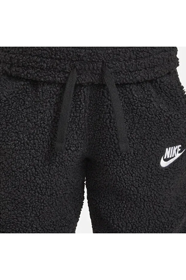 Детские спортивные штаны на флисе Nike, Black — фото 4