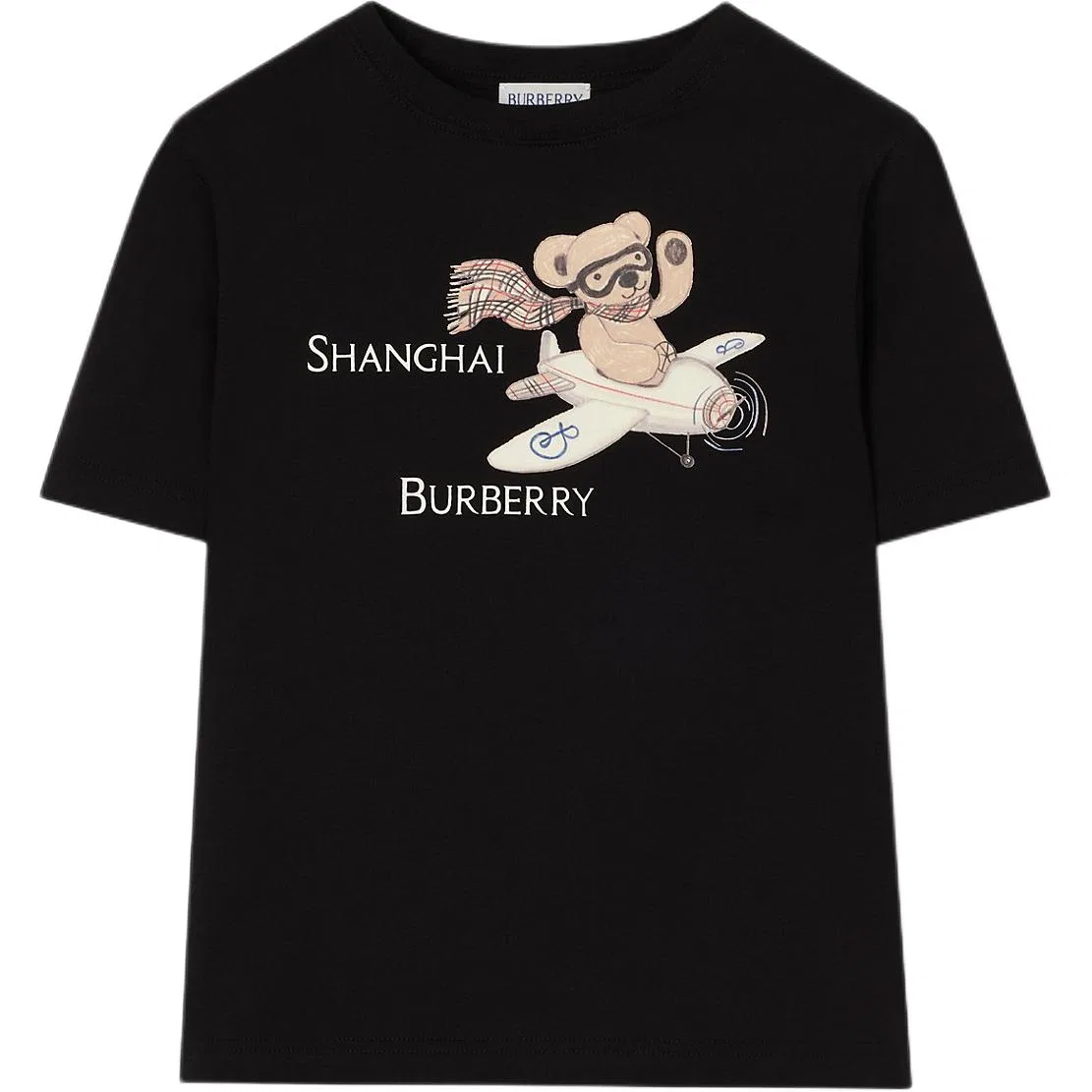 Детская футболка хлопковая Burberry, Black