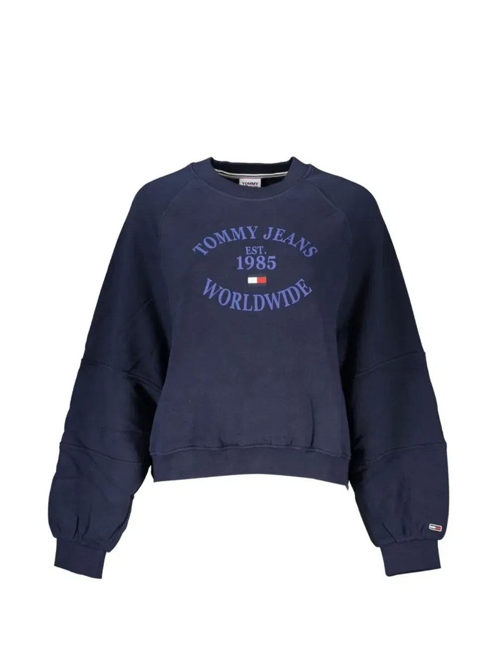 Толстовка с вышитым логотипом и рукавами реглан Tommy Hilfiger, синий