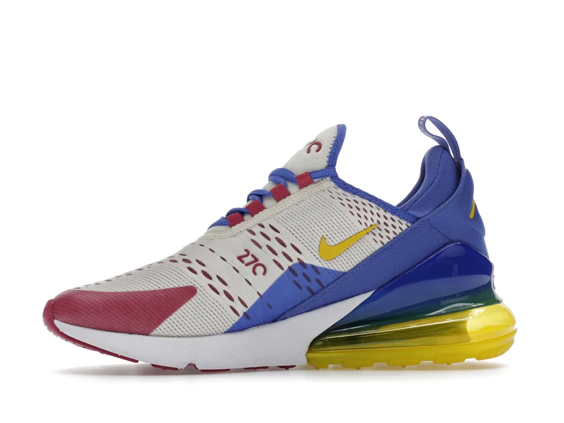 Детские кроссовки lifestyle Nike Air Max 270, Soft Pearl/Comet Blue/Sweet Beet/Bright Citron — фото 3