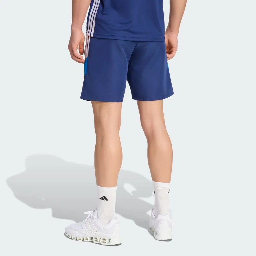 Спортивные брюки ADIDAS PERFORMANCE Regular Workout Pants 'Tiro Es' в лазурном и темно-синем цветах — фото 4