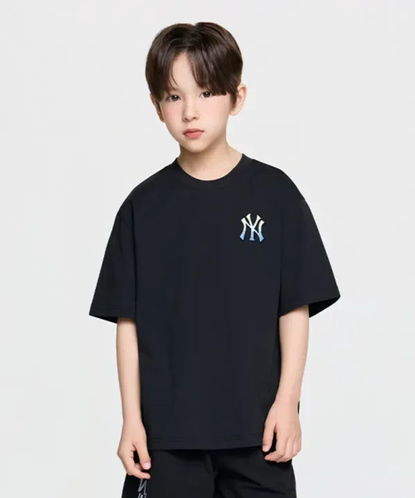 Футболка с монограммой SPORTIVE MONOGRAPH, Mlb Kids, черный — фото 4