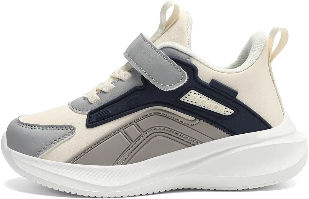 Детские кроссовки для мальчиков дышащие с липучкой GLYGML, Beige