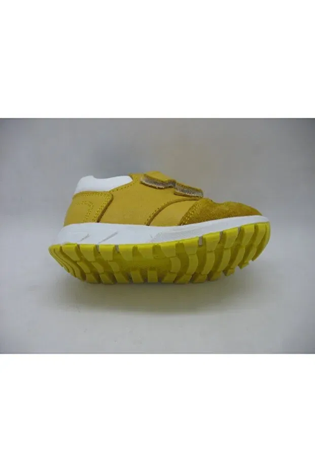 Детские туфли для девочек кожаные ортопедические Toddler, Yellow — фото 4
