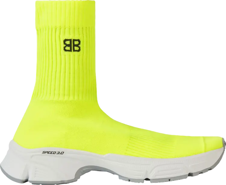 Кроссовки Balenciaga Wmns Speed 2.0 Sneaker Fluo Yellow, желтый