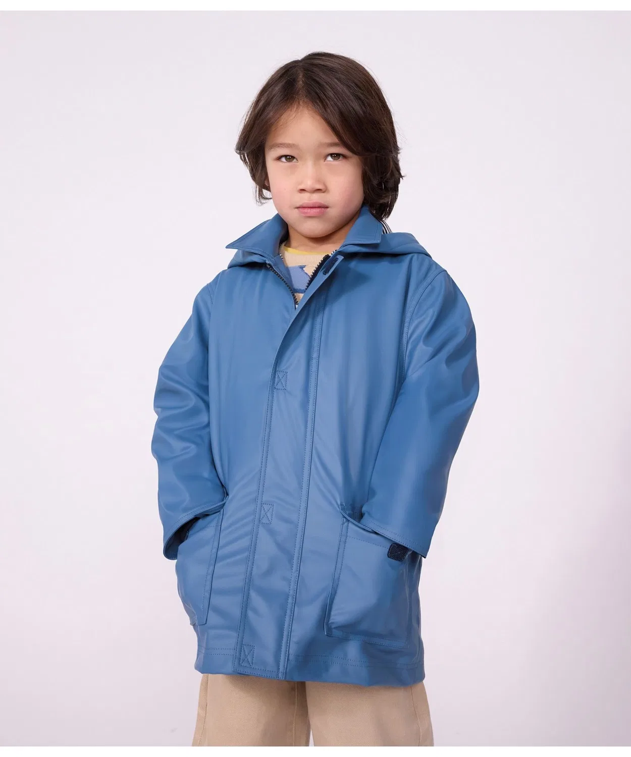 Детская куртка-парка с капюшоном PETIT BATEAU, Blue