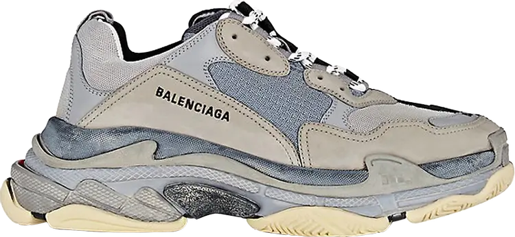 

Кроссовки Balenciaga Triple S Sneaker Split, серый