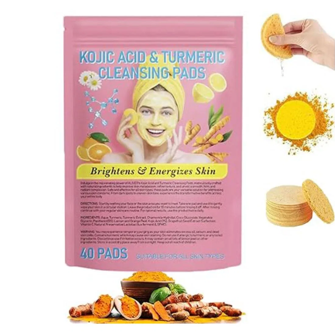 Очищающие патчи Turmeric Kojic Acid, GUSHE, 1 шт
