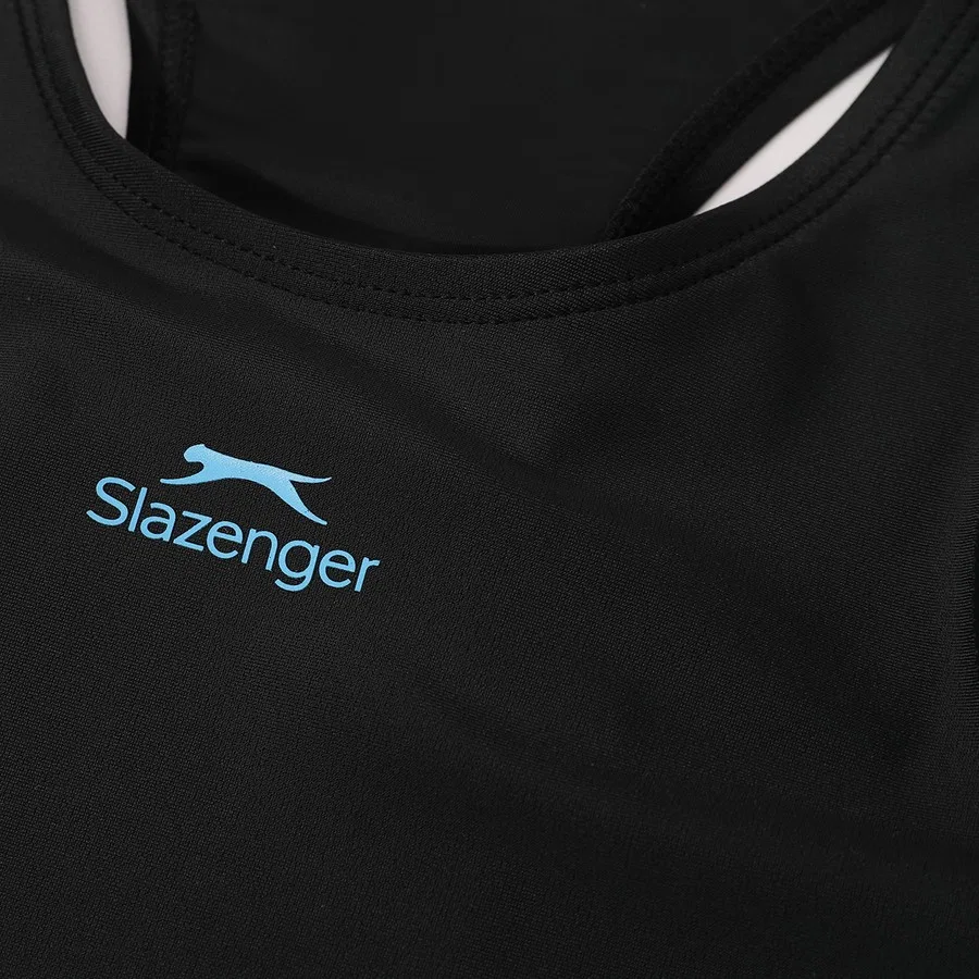 Детское плавки бикини Slazenger Spl RacerBlk, Черно-бирюзовый — фото 4