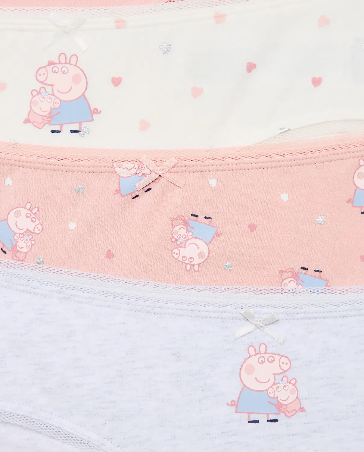 Детский набор трусов для девочек 7 штук Peppa Pig Cotton Juice, Multicolor — фото 3
